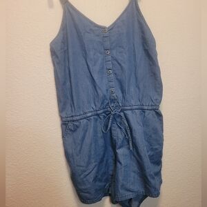 Old Navy Blue Demin Romper